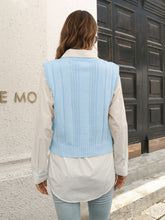 Load image into Gallery viewer, Urban Style V-Neck Sweater Vest