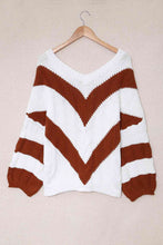Load image into Gallery viewer, Chevron Tunic Sweater