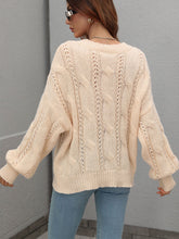 Load image into Gallery viewer, Cable-Knit Sweater