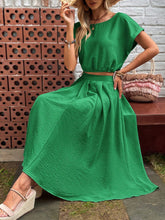 Load image into Gallery viewer, Kara Pleated Skirt Set
