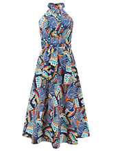 Load image into Gallery viewer, Rachele Ruched Halter Neck Dress
