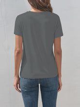 Load image into Gallery viewer, Cross Graphic Round Neck T-Shirt
