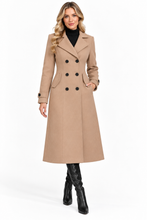 Load image into Gallery viewer, Kacey Double-Breasted Longline Coat
