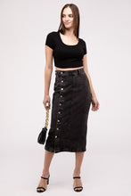 Load image into Gallery viewer, Midi Denim Skirt
