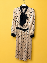 Load image into Gallery viewer, Black And Cream Heart Dress
