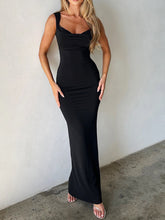 Load image into Gallery viewer, Kylie Backless Wide Strap Maxi Dress
