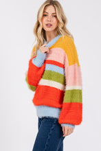 Load image into Gallery viewer, Sage Color Block Sweater
