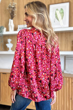 Load image into Gallery viewer, Double Take Full Size Printed Long Sleeve Blouse
