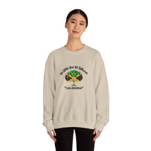 Load image into Gallery viewer, Jamaican Pride Crewneck Sweatshirt — "I am Jamaican" Tree Graphic

