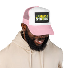 Load image into Gallery viewer, Jamaica Stronger Embroidered Trucker Hat
