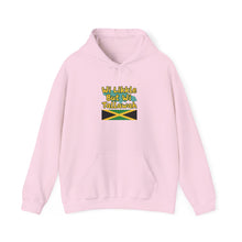Load image into Gallery viewer, Jamaican Pride Hoodie – “Wi Likkle But Wi Tallawah” Flag Design
