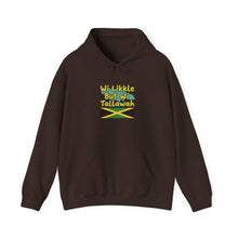Load image into Gallery viewer, Jamaican Pride Hoodie – “Wi Likkle But Wi Tallawah” Flag Design
