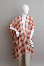 Load image into Gallery viewer, Lightweight Buffalo Check Kimono
