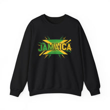 Load image into Gallery viewer, Jamaica Flag Graphic Sweatshirt — Retro Reggae Island Pride Crewneck
