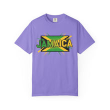 Load image into Gallery viewer, Jamaica Graphic T-Shirt — Bold Reggae Flag Design
