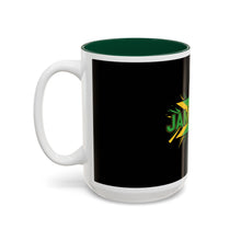 Load image into Gallery viewer, Jamaica Flag Two-Tone Accent Mug — 11oz/15oz
