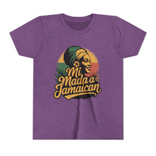 Load image into Gallery viewer, Youth Tee - "Mi Mada a Jamaican" Kids T‑Shirt
