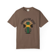 Load image into Gallery viewer, Jamaica For Jesus-Unisex Garment-Dyed T-shirt
