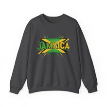 Load image into Gallery viewer, Jamaica Flag Graphic Sweatshirt — Retro Reggae Island Pride Crewneck
