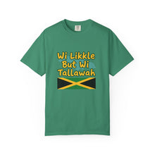 Load image into Gallery viewer, Jamaican Pride T-Shirt – "Wi Likkle But Wi Tallawah" Graphic Tee
