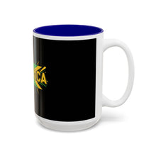 Load image into Gallery viewer, Jamaica Flag Two-Tone Accent Mug — 11oz/15oz
