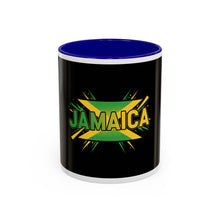 Load image into Gallery viewer, Jamaica Flag Two-Tone Accent Mug — 11oz/15oz
