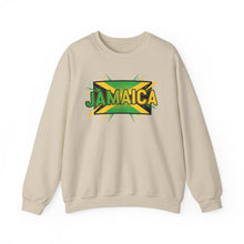 Load image into Gallery viewer, Jamaica Graphic Sweatshirt — Bold Reggae Flag Design
