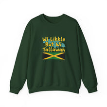 Load image into Gallery viewer, Jamaica 'Wi Likkle But Wi Tallawah' Crewneck Sweatshirt
