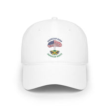 Load image into Gallery viewer, Low Profile Baseball Cap — American Made USA Flag &amp; Eagle Embroidered Patch
