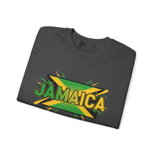 Load image into Gallery viewer, Jamaica Flag Graphic Sweatshirt — Retro Reggae Island Pride Crewneck
