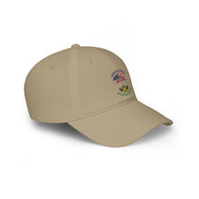 Load image into Gallery viewer, Low Profile Baseball Cap — American Made USA Flag &amp; Eagle Embroidered Patch
