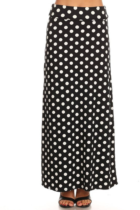 Dots Maxi Skirt