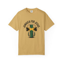 Load image into Gallery viewer, Jamaica For Jesus-Unisex Garment-Dyed T-shirt
