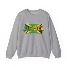 Load image into Gallery viewer, Jamaica Flag Graphic Sweatshirt — Retro Reggae Island Pride Crewneck
