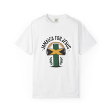 Load image into Gallery viewer, Jamaica For Jesus-Unisex Garment-Dyed T-shirt
