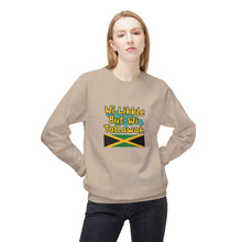 Load image into Gallery viewer, Crewneck Sweatshirt  "Wi Likkle But Wi Tallawah" Jamaican Flag
