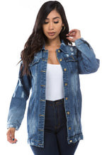 Load image into Gallery viewer, KARLEY DENIM JACKET
