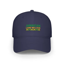 Load image into Gallery viewer, Baseball Cap - "Jamaican Land We Love" Embroidered Red Hat (Reggae Pride)
