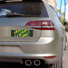 Load image into Gallery viewer, Jamaica Strong Car Magnet — Patriotic Jamaican Flag Design
