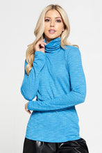 Load image into Gallery viewer, Extra Soft Slub Jersey Spandex Turtleneck Top
