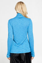 Load image into Gallery viewer, Extra Soft Slub Jersey Spandex Turtleneck Top
