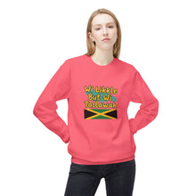 Load image into Gallery viewer, Crewneck Sweatshirt  "Wi Likkle But Wi Tallawah" Jamaican Flag
