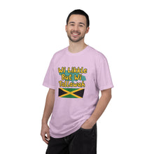 Load image into Gallery viewer, "Wi Likkle But Wi Tallawah" Jamaican Flag T-Shirt
