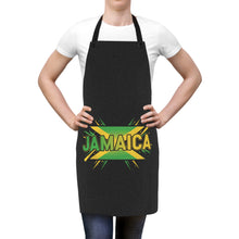Load image into Gallery viewer, Jamaica Graphic Apron — Reggae Island Kitchen Cooking Bib
