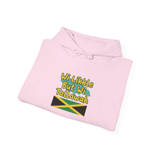 Load image into Gallery viewer, Jamaica Pride Hoodie – "Wi Likkle But Wi Tallawah" Flag Sweatshirt
