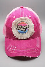 Load image into Gallery viewer, Nurse Circle Patch Trucker Hat
