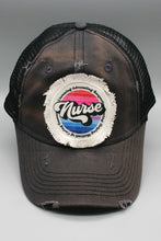 Load image into Gallery viewer, Nurse Circle Patch Trucker Hat
