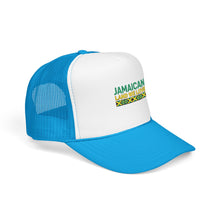 Load image into Gallery viewer, Jamaican Land We Love Embroidered Trucker Hat
