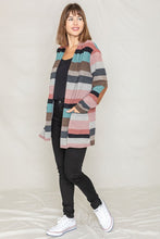 Load image into Gallery viewer, Suede Elbow Patch Open Cardigan with Pockets
