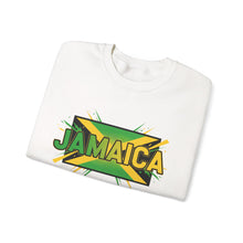Load image into Gallery viewer, Jamaica Flag Graphic Sweatshirt — Retro Reggae Island Pride Crewneck
